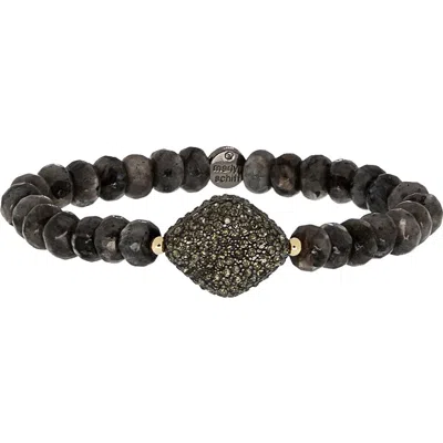 Marlyn Schiff Sienna Pavé Bracelet In Black