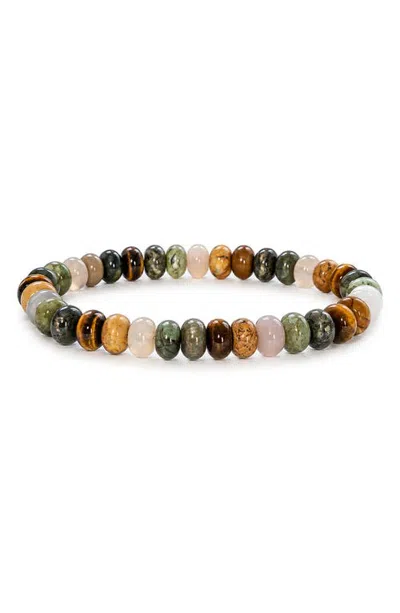 Marlyn Schiff Sienna Stretch Bracelet In Natural Multi