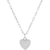 Marlyn Schiff Small Puffy Heart Charm Necklace
