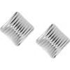 Marlyn Schiff Square Stud Earrings In Metallic