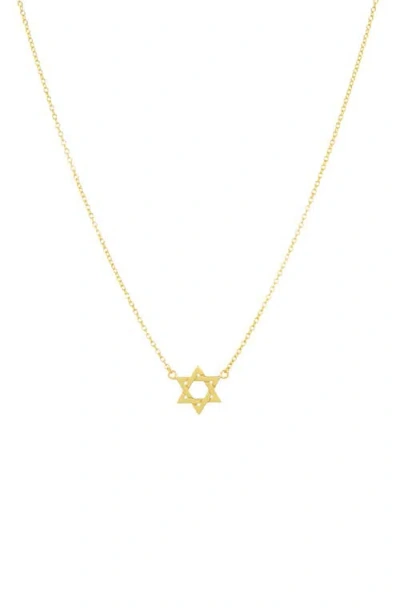 Marlyn Schiff Star Of David Pendant Necklace In Gold