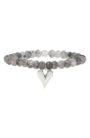 Marlyn Schiff Talia Beaded Bracelet In Metallic