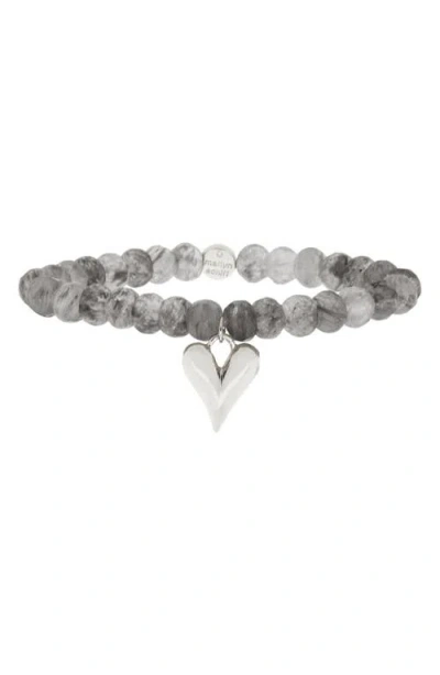 Marlyn Schiff Talia Beaded Bracelet In Metallic