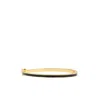 Marlyn Schiff Thin Enamel Bangle In Gold-black In Multi