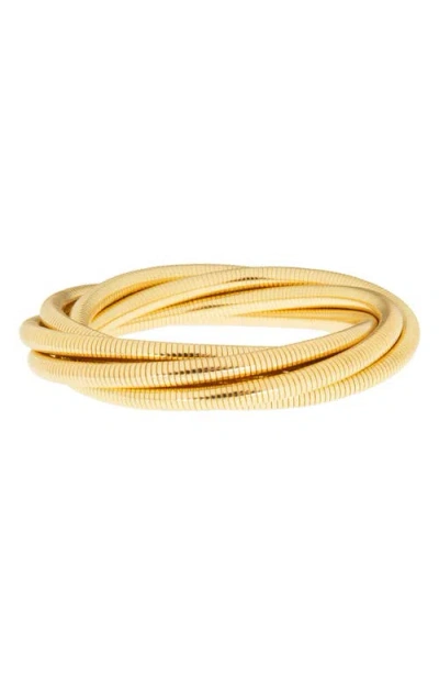 Marlyn Schiff Twisted Omega Chain Stretch Bracelet