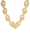 Marlyn Schiff Valentina Pendant Necklace In Gold