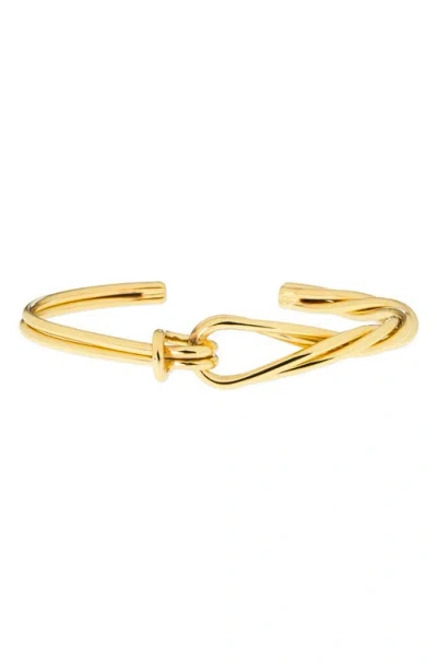 Marlyn Schiff Victoria Twist Cuff Bracelet In Gold