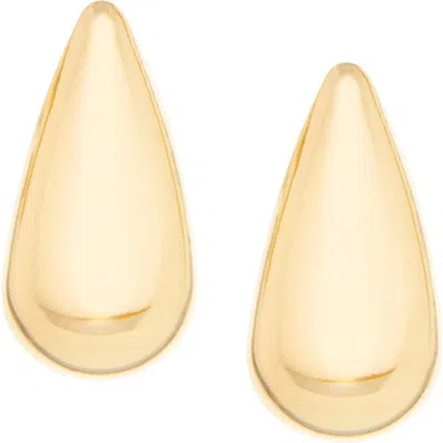 Marlyn Schiff Waterproof Teardrop Earrings In Gold