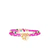 Marlyn Schiff Women's Beaded Stretch Wrap Bracelet In Fuchsia