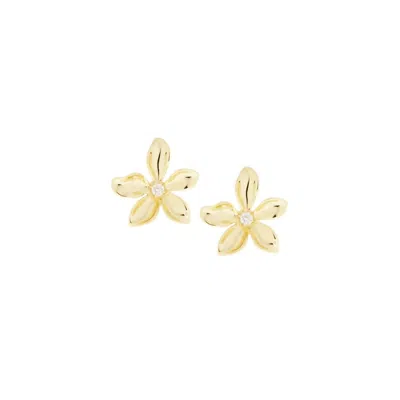 Marlyn Schiff Women's Floral Studs Earrings In Gold