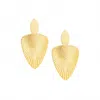 Marlyn Schiff Women's Leaf Drop Earrings In Gold In Gold