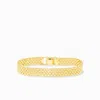 Marlyn Schiff Women's Mini Mesh Chain Bracelet In Yellow Gold In Gold
