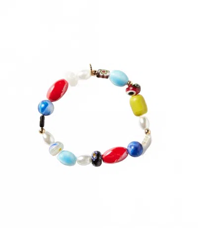 Marlyn Schiff Women's Mixed Bead Stretch Bracelet In Multi