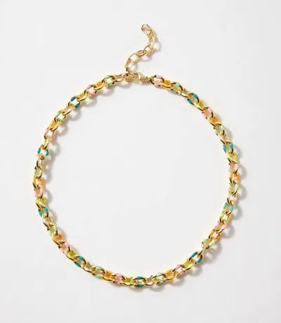 Marlyn Schiff Women's Painted Link Necklace In Multi