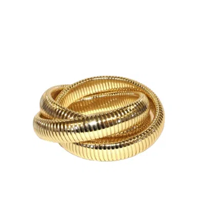Marlyn Schiff Women's Triple Strand Coil Bracelet In Gold