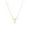 Marlyn Schiff Women's Triple Triangle Necklace In Gold Plated In Gold