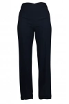Marly's Fluid Relaxed-fit Dark Blue Trousers