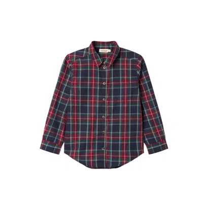 Marmar Copenhagen Kids' Boy's Tommy Pilot Check Shirt Top In Multi