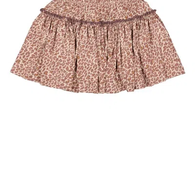 Marmar Copenhagen Kids' Girls Leo Sylvia Skirt In Dusty Mauve Leo In Brown