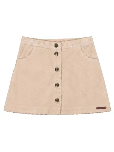 Marmar Copenhagen Kids' Girls Sabbie Skirt In Moon In Neutral