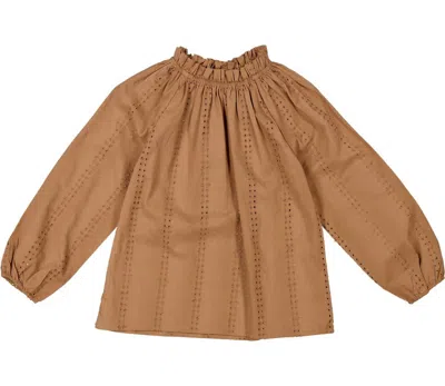 Marmar Copenhagen Taja Blouse In Hazel In Brown