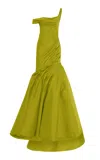 Marmar Halim Asymmetric Draped Mermaid Cut Gown