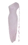 Marmar Halim Asymmetric Neckline Dress