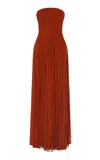 Marmar Halim Cape Detailed Fringed Gown