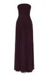 Marmar Halim Cape Detailed Fringed Gown
