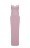Marmar Halim Cape Maxi Dress In Pink