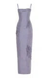 Marmar Halim Corseted Embroidered Gown