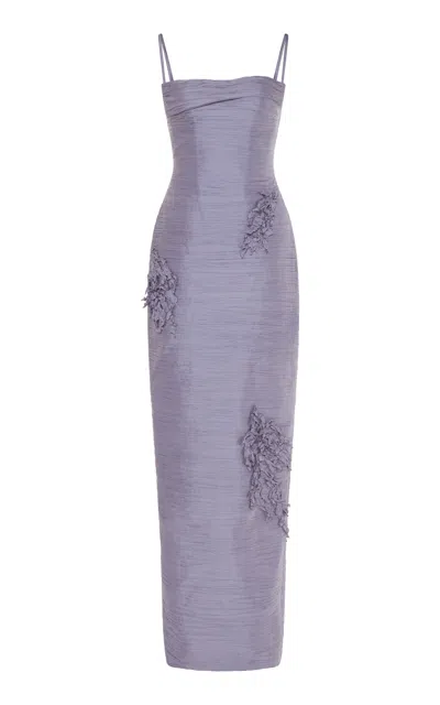Marmar Halim Corseted Embroidered Gown