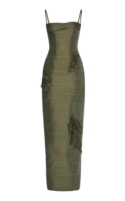Marmar Halim Corseted Embroidered Gown