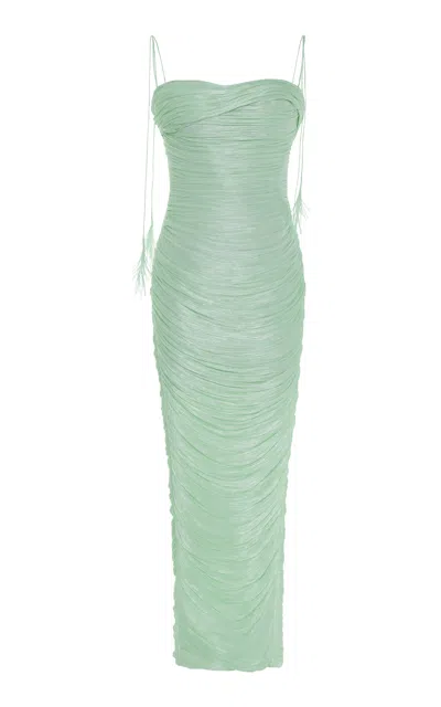 Marmar Halim Draped Column Gown