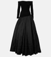 Marmar Halim Draped Gown In Black