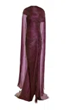 Marmar Halim Gathered Capelet Detailed Gown