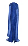 Marmar Halim Gathered Capelet Detailed Gown