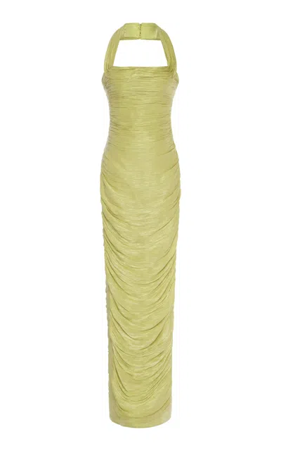 Marmar Halim Halter Draped Gown