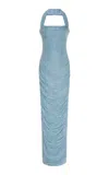 Marmar Halim Halter Draped Gown