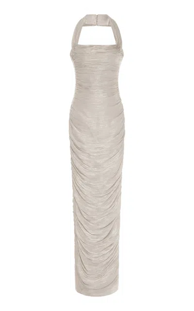 Marmar Halim Halter Draped Gown