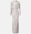 Marmar Halim Ruched Gown In Gray