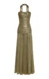 Marmar Halim Strapless Gathered Gown