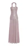Marmar Halim Strapless Gathered Gown