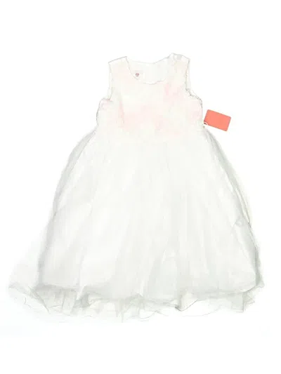 Pre-owned Marmellata Kids' Dress In White