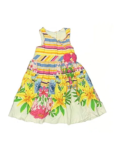 Pre-owned Marmellata Kids' Dress In Yellow