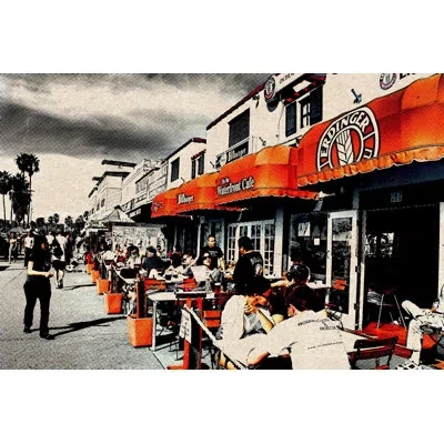 Marmont Hill '43580' By Irena Orlov Painting Print On Wrapped Canvas In Black;gray;orange