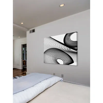 Marmont Hill 'abstract Black And White 21-40-58' By Irena Orlov Painting Print On Wrapped Canvas