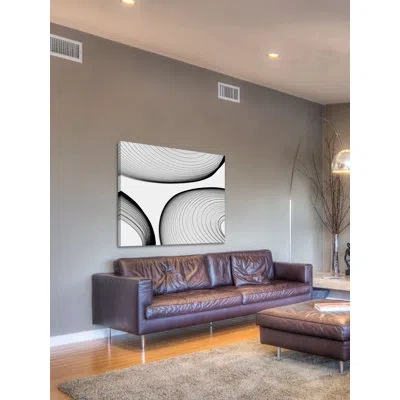 Marmont Hill 'abstract Black And White 21-54-13' By Irena Orlov Painting Print On Wrapped Canvas