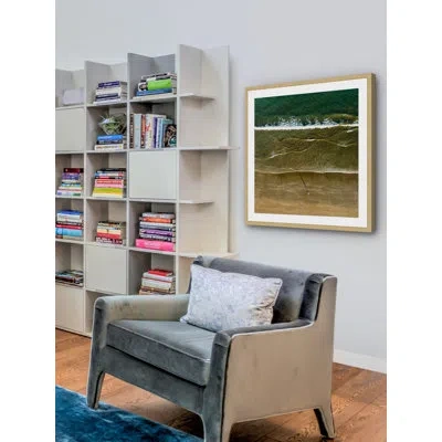 Marmont Hill 'arriving Tide' By Karolis Janulis Framed Painting Print In Brown;green