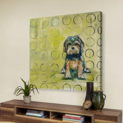Marmont Hill Baxter By Tori Campisi - Wrapped Canvas Print In Green